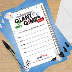 Giant Games Hire - Invitations