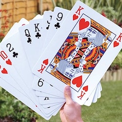 Giant Games Hire - Giant Playing Cards