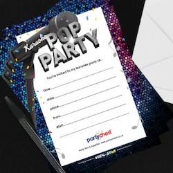 Karaoke Party - Invitations
