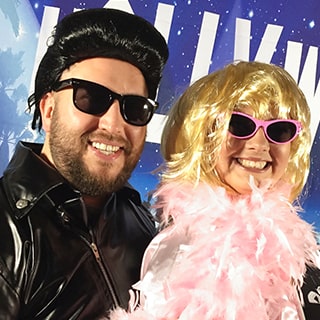 Movie Photo Booth Hire - Grease Costumes