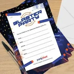 Nerf® Themed Party - Invitations