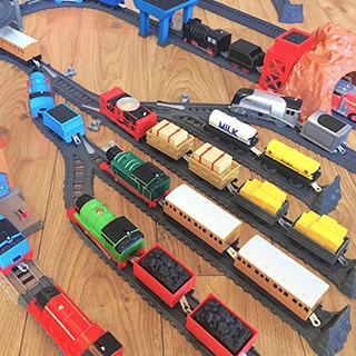 Railway Track Party - Trains and Carriages