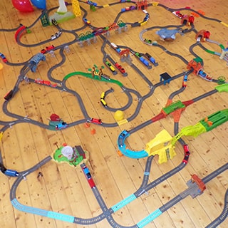 Railway Track Party - Mega Railway Track Party Setup