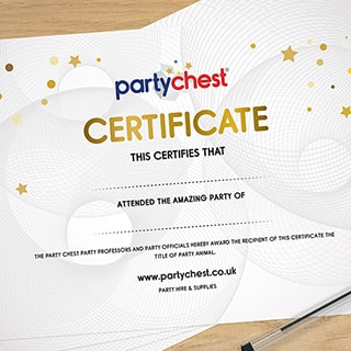 Railway Track Party - Certificates
