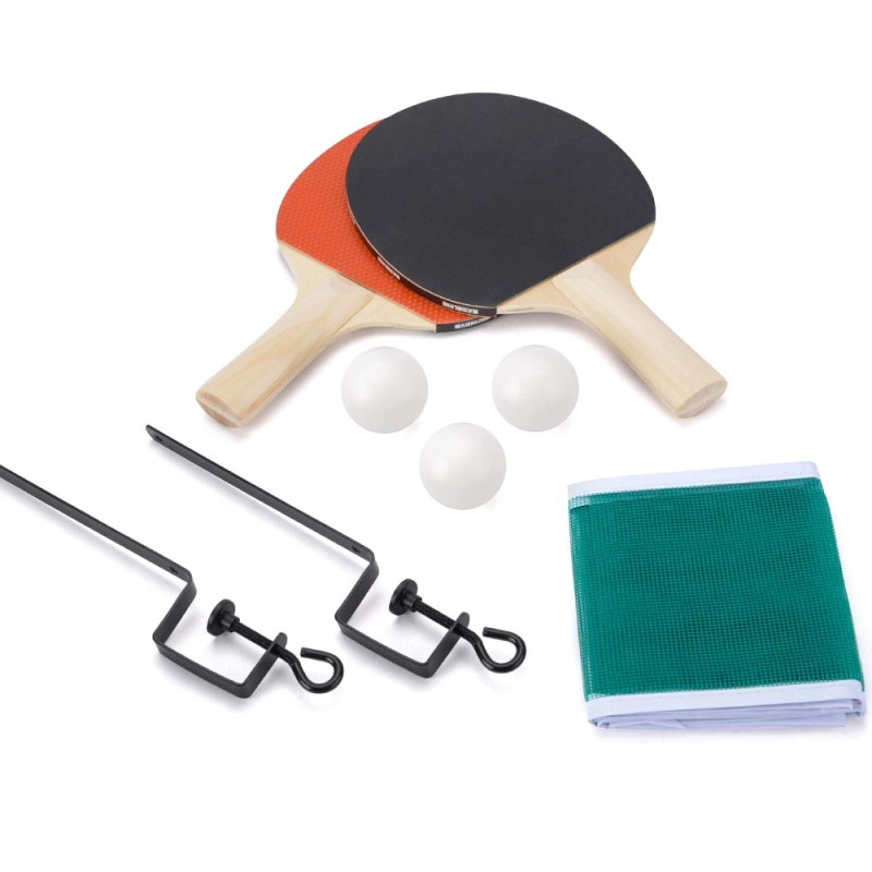 3 Balls Bag Set UK 2 Professional Table Tennis Racket Two Ping Pong Paddle Bat 