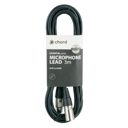 Chord XLR Female to Jack Microphone Cable (3m)