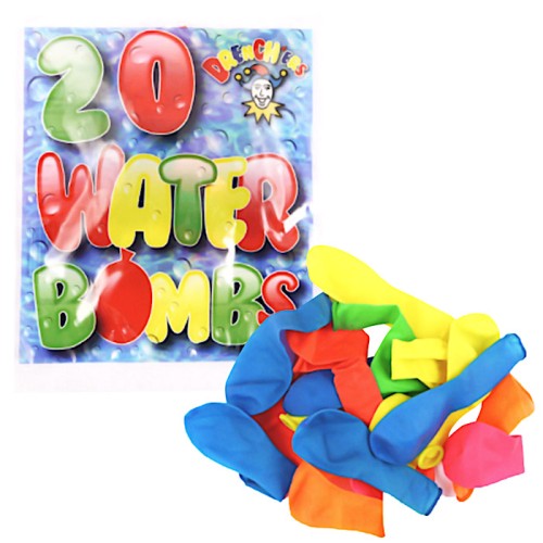 Drenchers Neon Coloured Water Bombs (20 Pack)