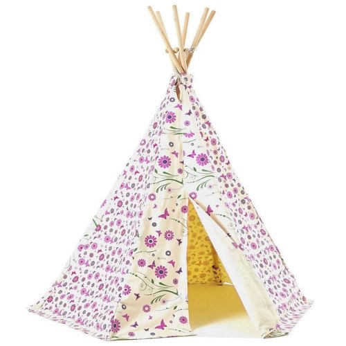 Flower and Butterfly Teepee Play Tent