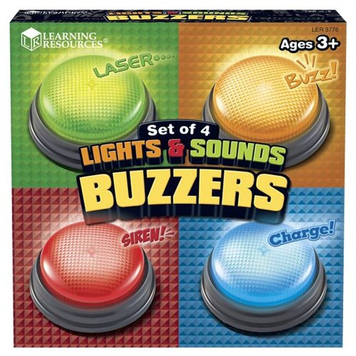 Lights and Sounds Buzzers (4 Pack)