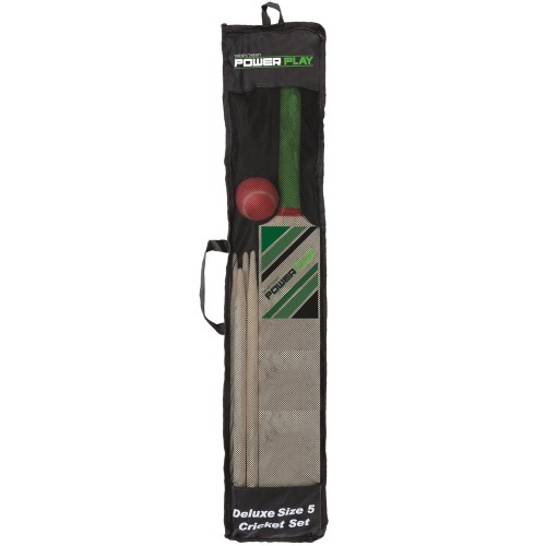 Power Play Deluxe Cricket Size 5 In Canvas Bag