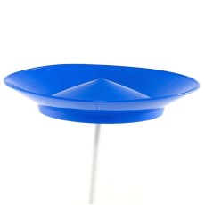 Spinning Plate & Plastic Flexi Stick (Blue)