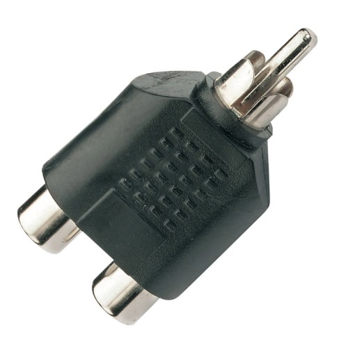 Splitter 2 x RCA Sockets RCA Plug