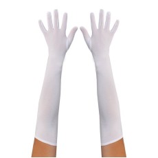Adults Long Gloves (White)