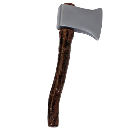 Axe with Brown Handle