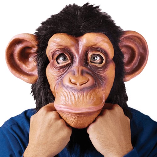 Comical Chimp Latex Mask