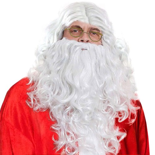 Father Christmas Wig & Beard Set (Adults)