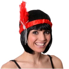 Flapper Headband (Red)