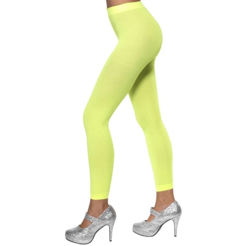 Footless Tights (Neon Green, Adults)