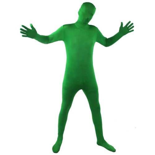 Green Screen Second Skin Suit (Green, Adults)