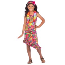 Hawaiian Dress (Pink, Kids)