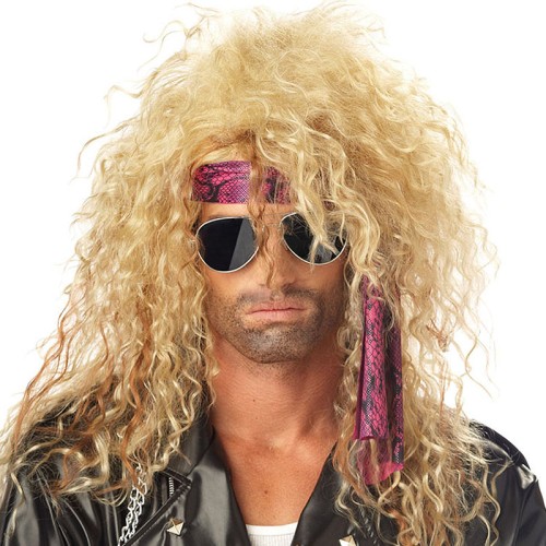 Heavy Metal Rocker Wig (Blonde)