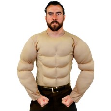 Muscle Chest (Beige, Adults)