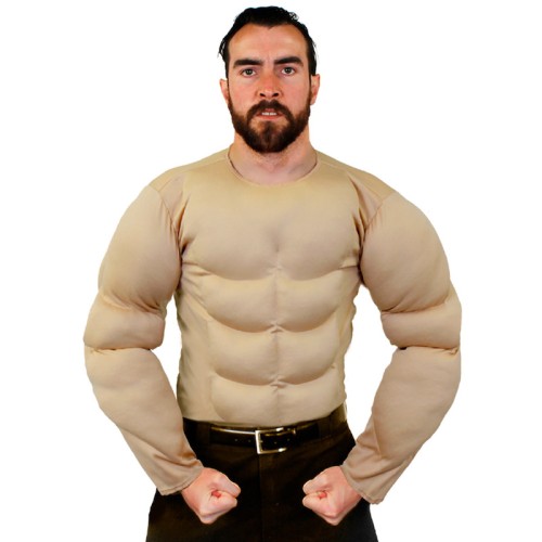 Muscle Chest (Beige, Adults)