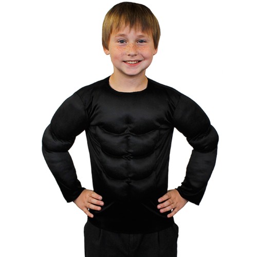 Muscle Chest (Black, Kids)