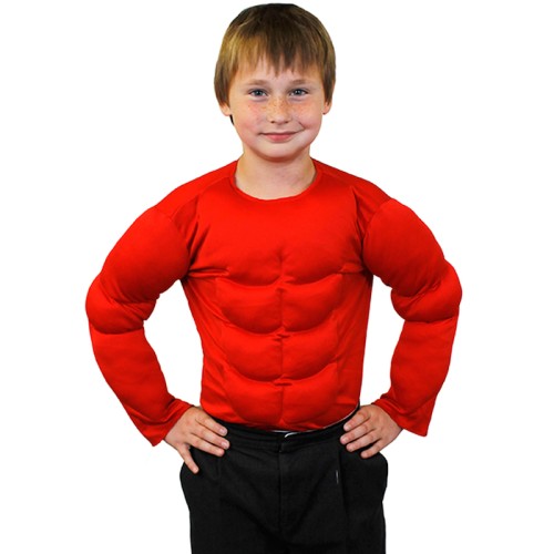 Muscle Chest (Red, Kids)