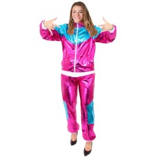 Pink and Blue Shell Suit (Ladies, Adults)