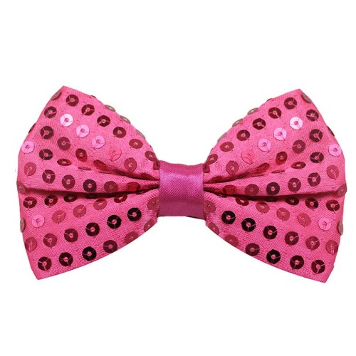 Sequin Bow Tie (Pink)