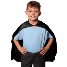 Superhero Cape (Black, Kids)