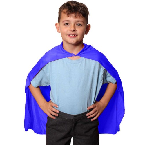 Superhero Cape (Blue, Kids)