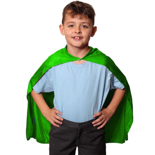 Superhero Cape (Green, Kids)