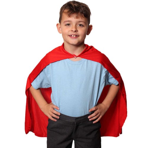 Superhero Cape (Red, Kids)