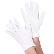 White Gloves Fancy Dress (Adults)
