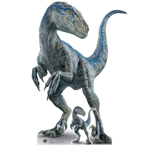 Jurassic World Blue Cardboard Cutout With Mini Raptor