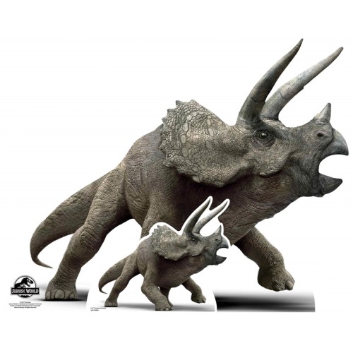 Jurassic World Triceratops Cardboard Cutout