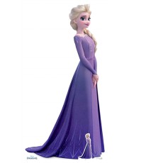 Frozen Elsa Violet Dress Life-size Cardboard Cutout