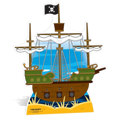 Pirate Ship Giant Cardboard Cutout