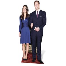 Royal Family Prince William and Kate Lifesize Cardboard Cutout