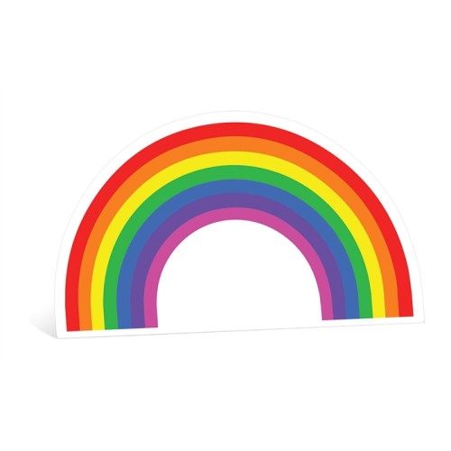 Rainbow Giant Cardboard Cutout