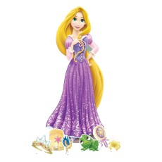 Disney's Rapunzel Cardboard Cutout With Six Mini Cutouts