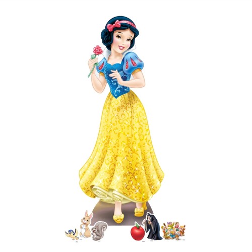 Disney's Snow White Cardboard Cutout With Six Mini Cutouts