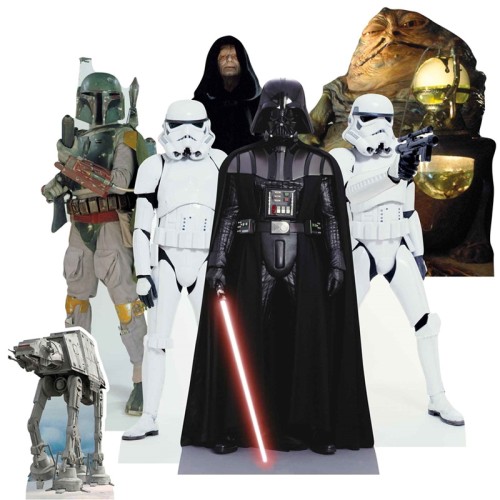 Star Wars Villains Party Table Top Cutouts