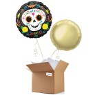 Halloween Day Of The Dead Skull 18" Foil Balloon