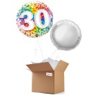 Birthday Rainbow Confetti 30th 18" Foil-Balloon