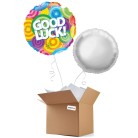 Good Luck Rainbow Circles 18" Foil Balloon
