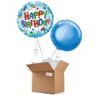 Happy Birthday Building Blocks 18" Foil Balloon