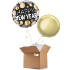 New Year Metallic Dots 18" Foil Balloon